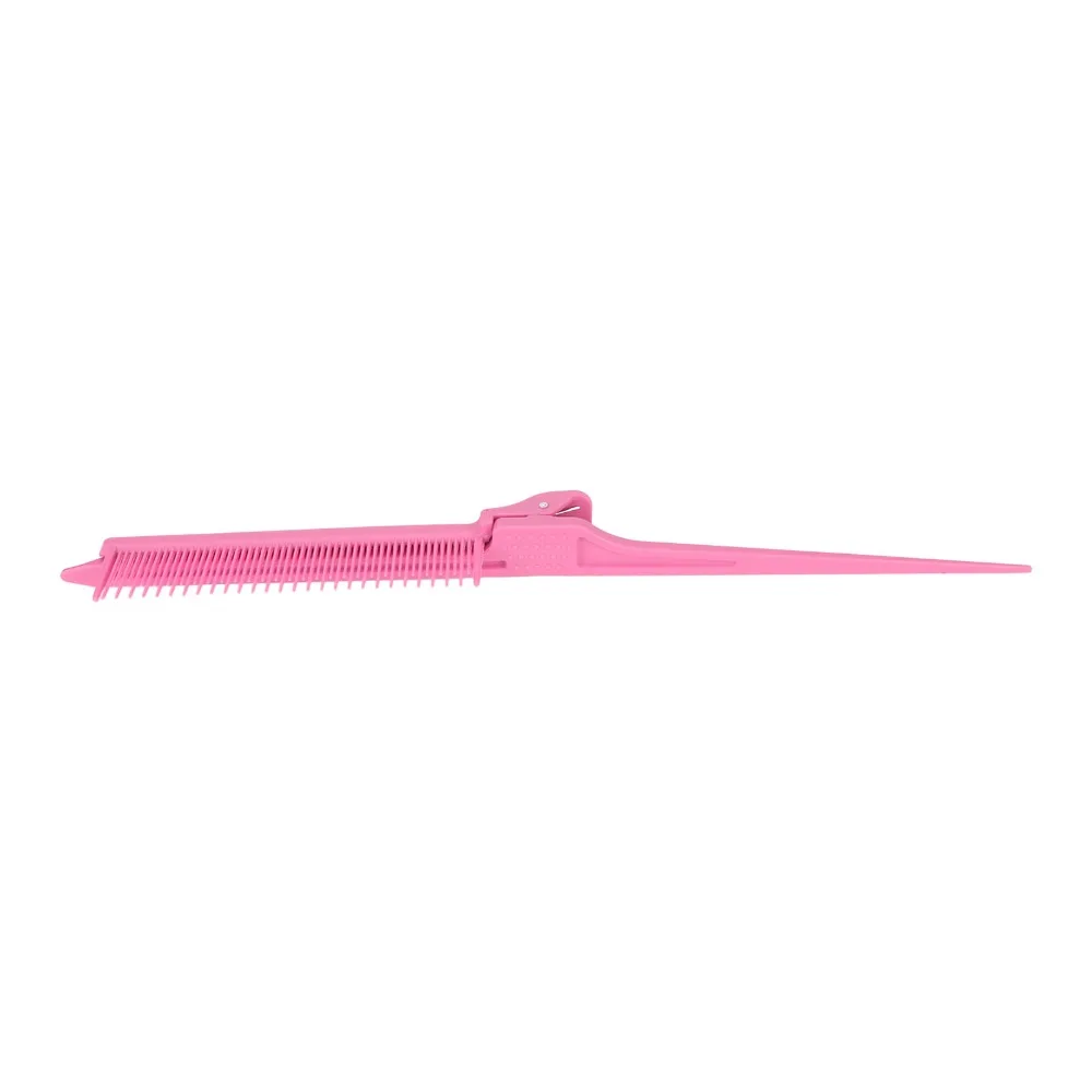 Professional Highlighting Comb Pink Fine Point Hair Styling Comb Carbon fiber Fine Tooth Teasing Comb Everyday Touch Ups