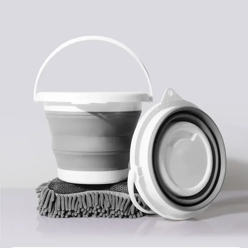 New Folding Bucket Portable Folding Bucket Home Thickened Travel, Outdoor Car Wash, Fishing Folding Bucket Storage, Home Storage