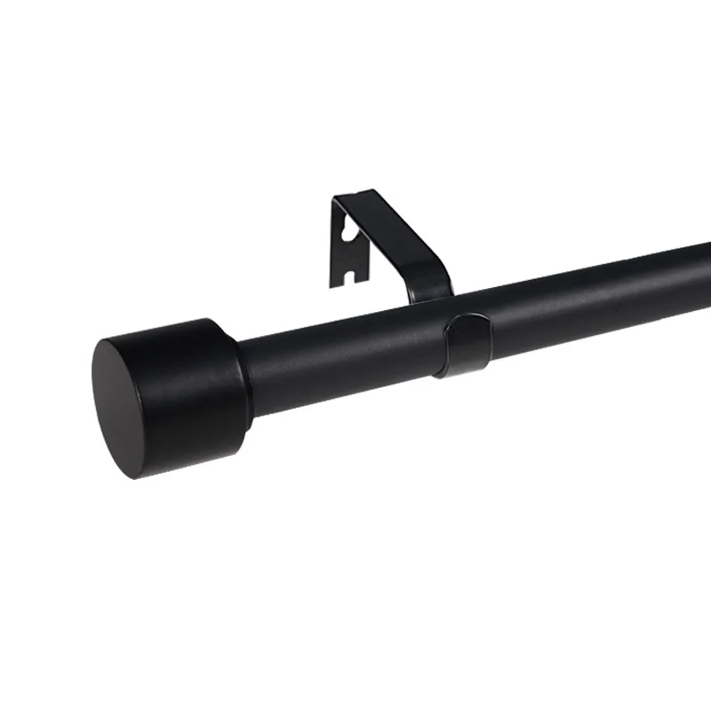 45-305cm Curtain Rod Set Telescopic Rod Adjustable Roman Pole And Extendable Suitable For Windows With Bracket