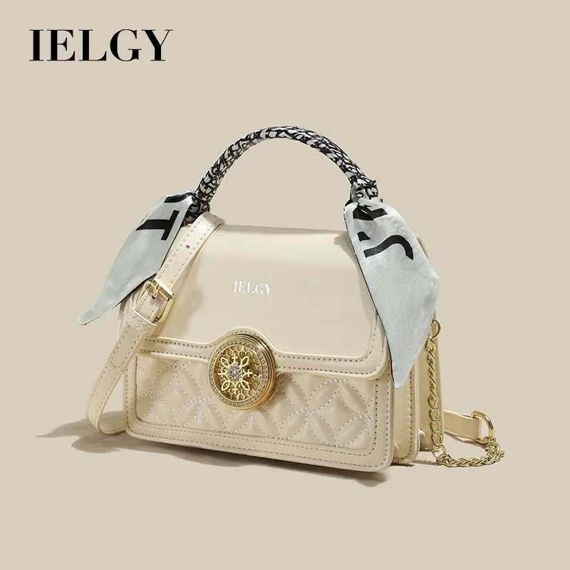 IELGY New Popular Bags High-end And Unique Design Small Square Bag Fashionable Shoulder Crossbody Handbag For Women