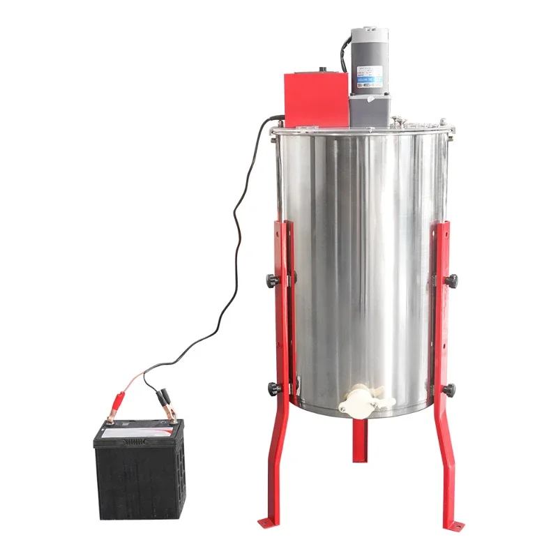 3 Frames centrifuge for honey DC motor electric honey extractor machine