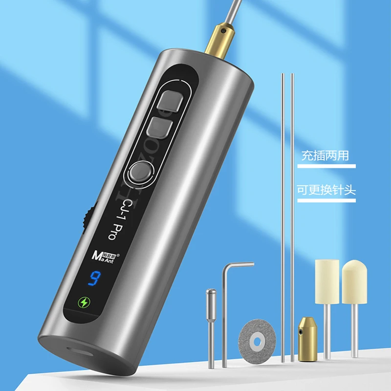 MaAnt CJ-1 Pro Electric Glue Remover Pen Needles Machine Original Hard Touch Screen Adhensive Phone Repair Tools Set