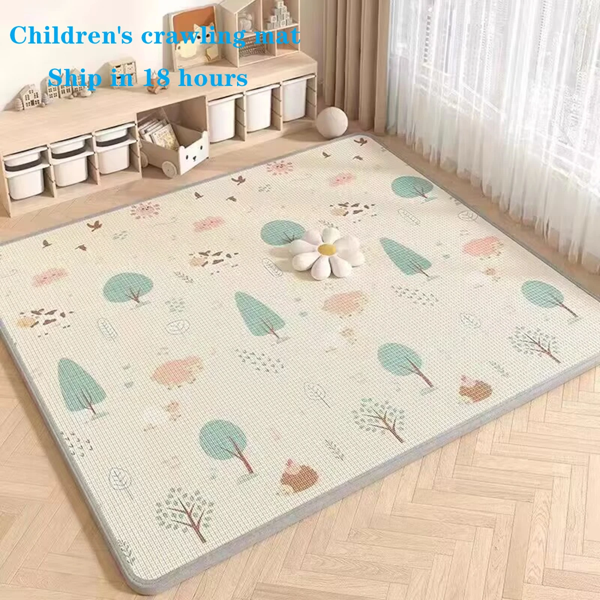 200cm X180cm Cartoon Baby Play Mat EPE Puzzle Large Size Children\'s Mat Baby Climbing Pad Kids Rugs Games Mats Toys for Children