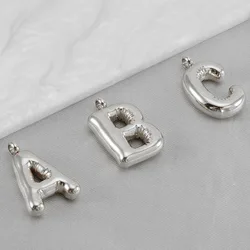 European and American fashion stainless steel ins everything 26 letter accessories chubby steel color new nifty accessories