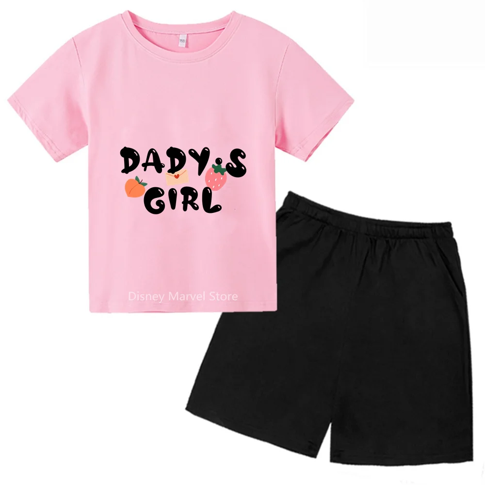 Adorable Kids' Summer Style - Cute T-Shirt Shorts Set For Boys Girls, Perfect For Ages 3 To 14