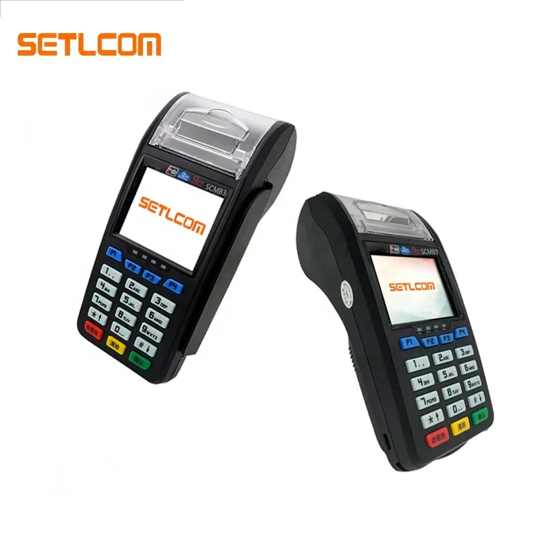 2021 Setlcom البرازيل موبايل NFC RFID قارئ البطاقات المغناطيسية EFTPOS لينكس لمتجر البيع بالتجزئة