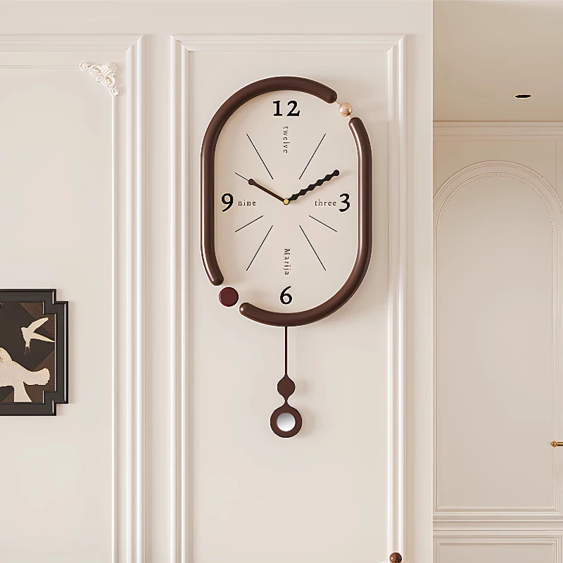 Godinnik on the Wall Watch Clock Clocks Wall Decorations Living Room Luxury House Decoration Bedroom Accessories Clockwork Large