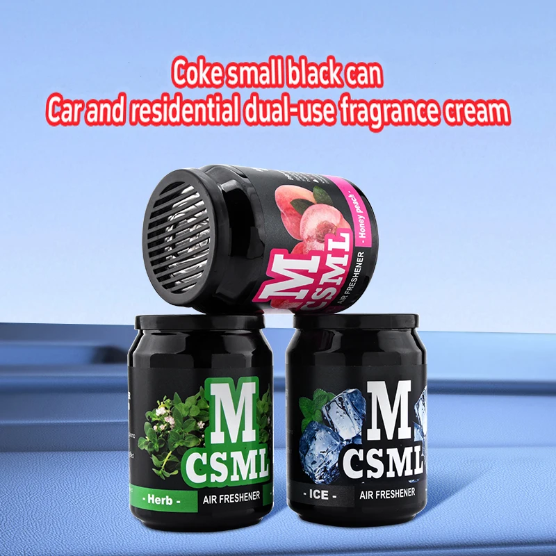 Car Solid Balm Car Perfume, Long‑Lasting Air Freshener, Coke‑Can Shape Deodorant Fragrance for Car Interior