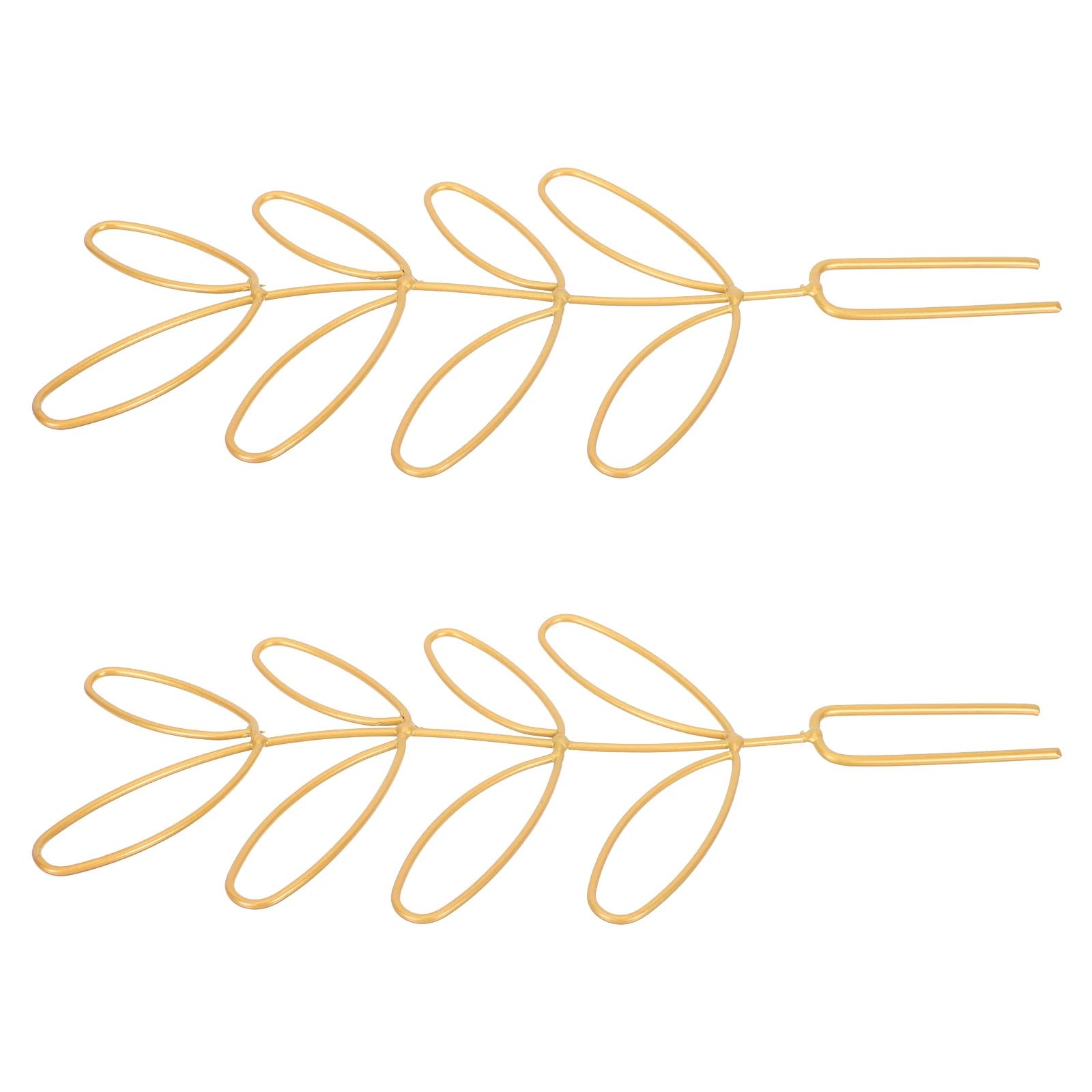 

2pcs Plant Plant Support Stake Support Golden Iron Trellis for Potted Plants Garden Decor Vine Stake