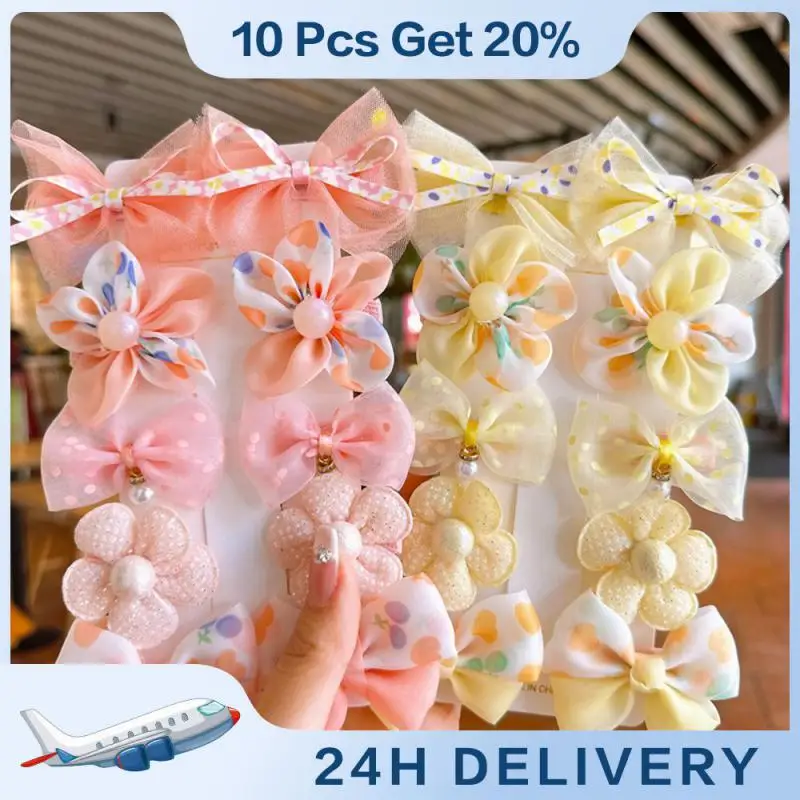 덕빌 클립 사랑스러운 디자인 활 매듭 독특한 머리핀 활 머리핀 소녀 헤어 액세서리, 인기 헤어 액세서리, 재료 안전