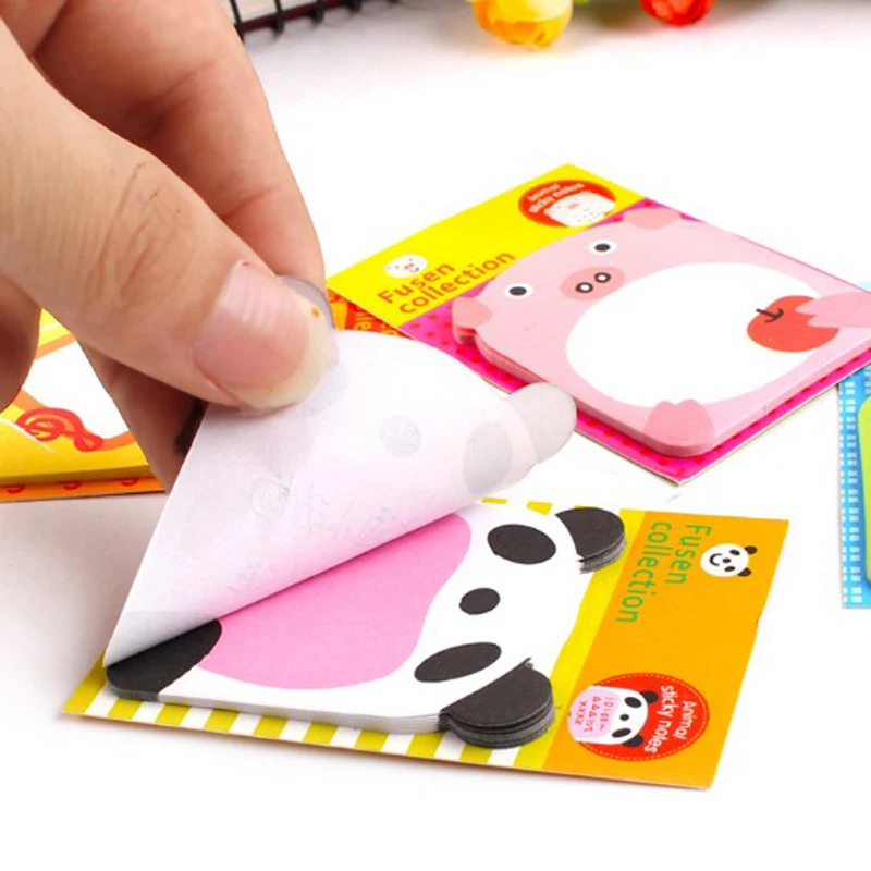 23 stücke Sticky Note Aufkleber Cartoon Memo Pad Scrapbooking DIY Kawaii Notizblock Tagebuch Schreibwaren Schule Kinder Kid Liefert