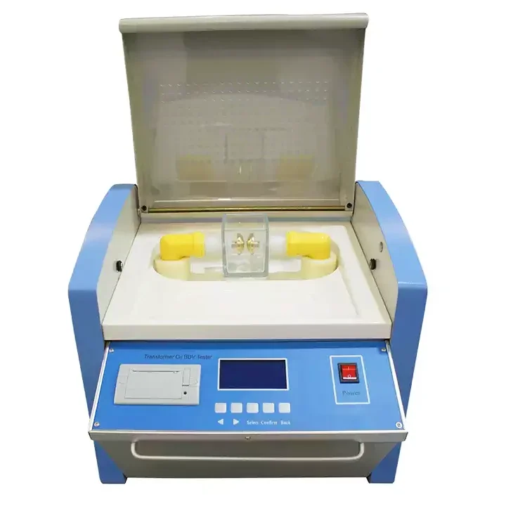80KV Insulating Oil Dielectric Strength Tester, Oil Breakdown Voltage Test Machine with Single or Three Test Cups