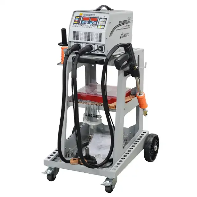 Saldatrice a punti CC con inverter a media frequenza ad alta efficienza, saldatrice a punti con resistenza a pedale