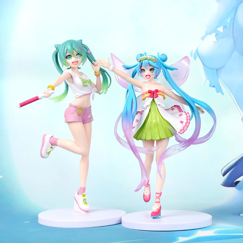 

Фигурка Хатсуне Мику из аниме 20 см, модель для чарлидинга на месте, игрушка, подарок, экшн-фигурка, коллекционная кукла, поддержка концерта