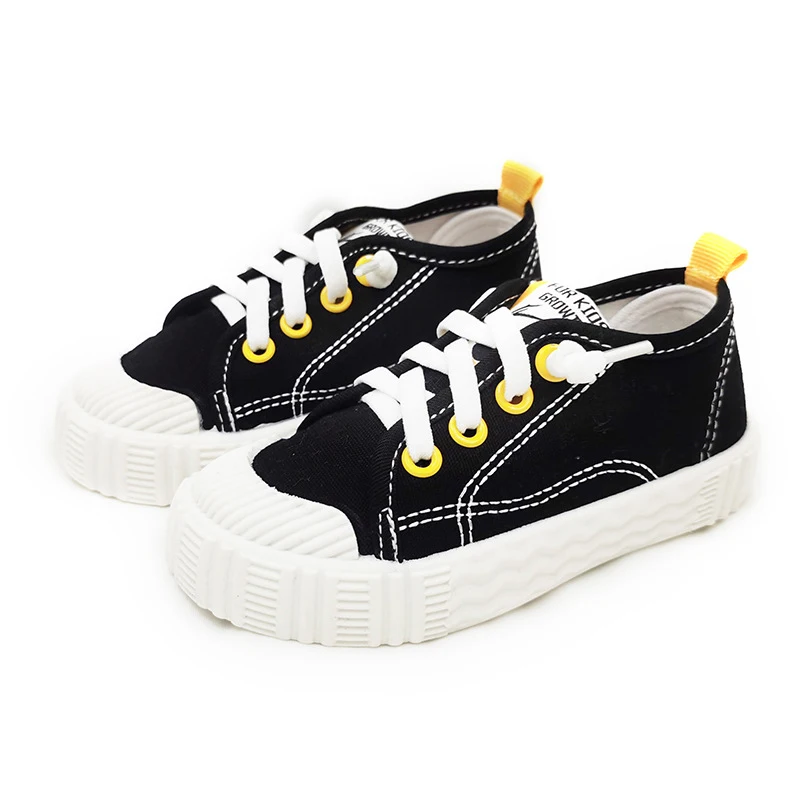 Scarpe di tela per bambini ragazzi e ragazze Low Top Slip On Sneakers scarpe Casual per bambini