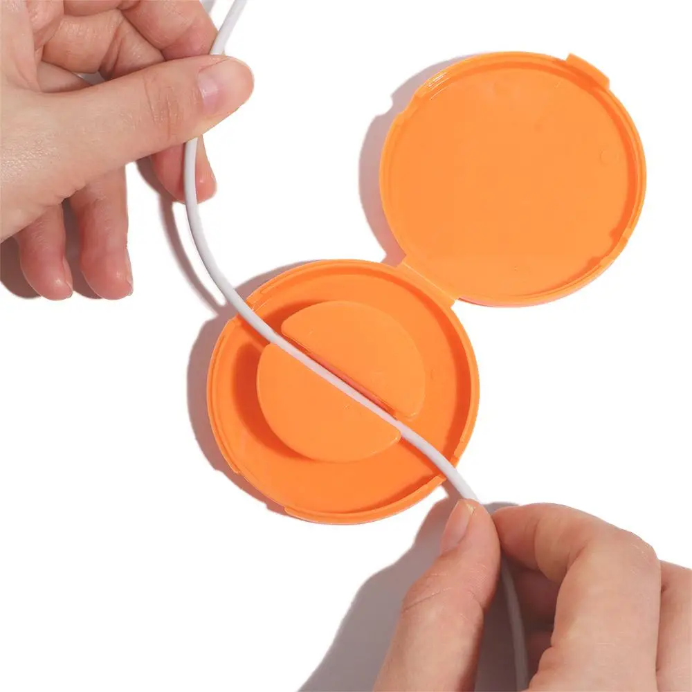 Round Management USB Charging Data Line Cable Clips Cable Winder Organizer Cord Holder