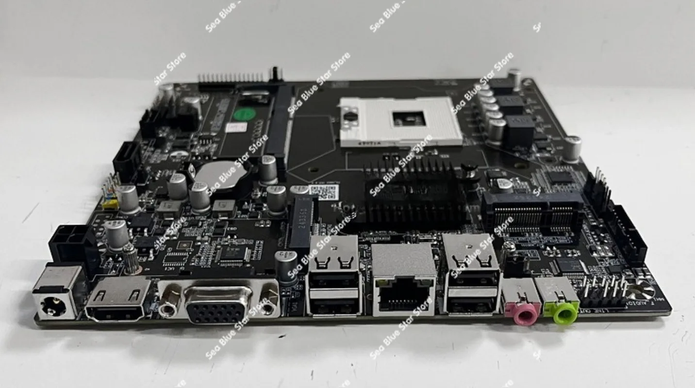 ITX industrial control main board HM65 single memory slot DDR3 PGA988 second and third generation CPU all-in-one main board