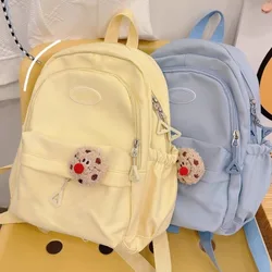 Korean Student School Backpack School Bags For Teenage Girls Cute Women's Backpack Brand Book Pack Nylon Rucksack