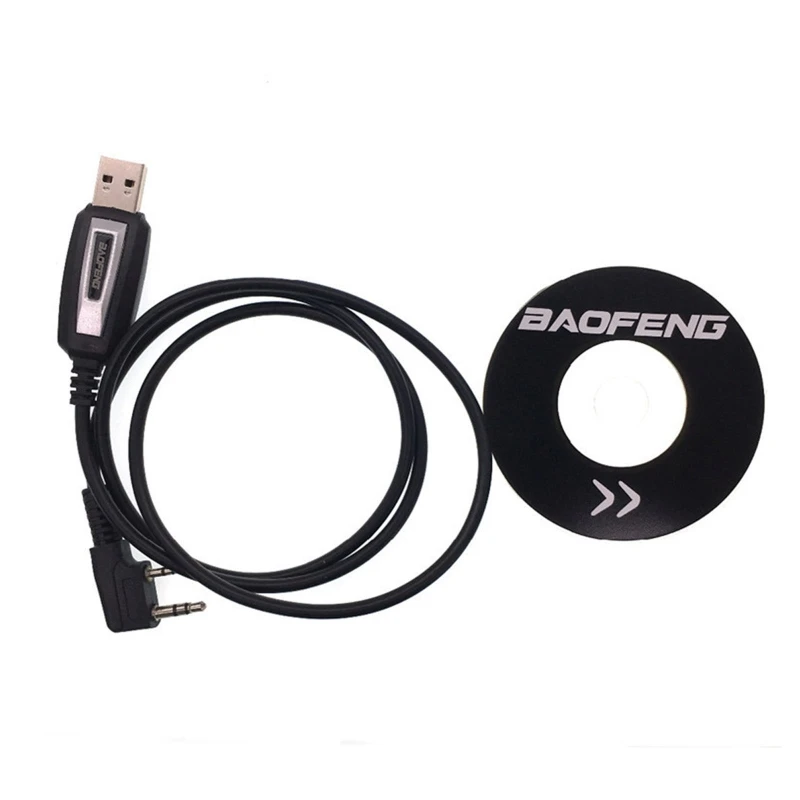 Cable de programación USB ligero para Walkie Talkie BAOFENG UV5R/888s, Cable con controlador de Firmware, F19E