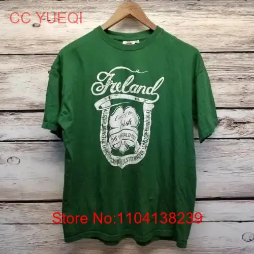 Traditional Craftwear Ireland The Emerald Isle T Shirt Green Size XL Relaxed Fit long or short sleeves