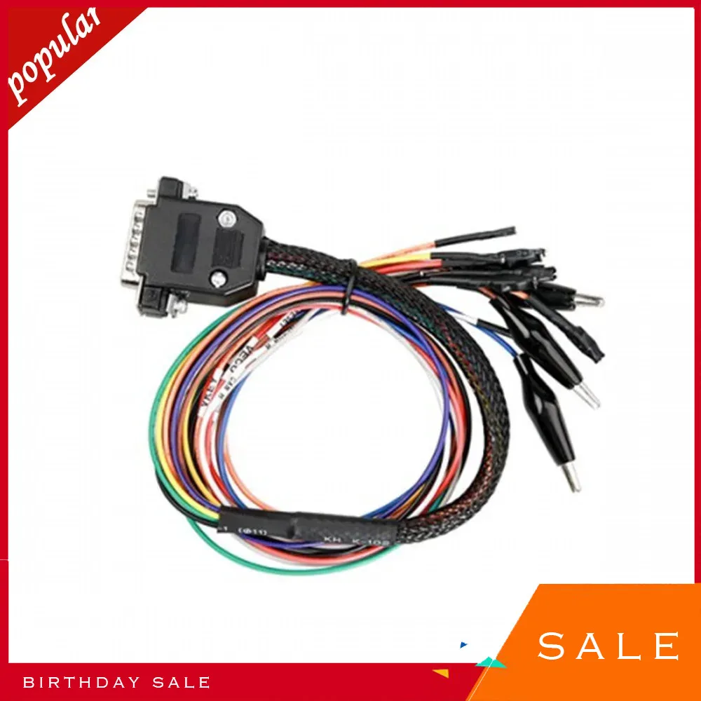 14P 600KT02 DB15 MED17-EDC17 Adapter F32GN037C ECU Connector Use For Powerbox And K-TAG Flash ECU Programming