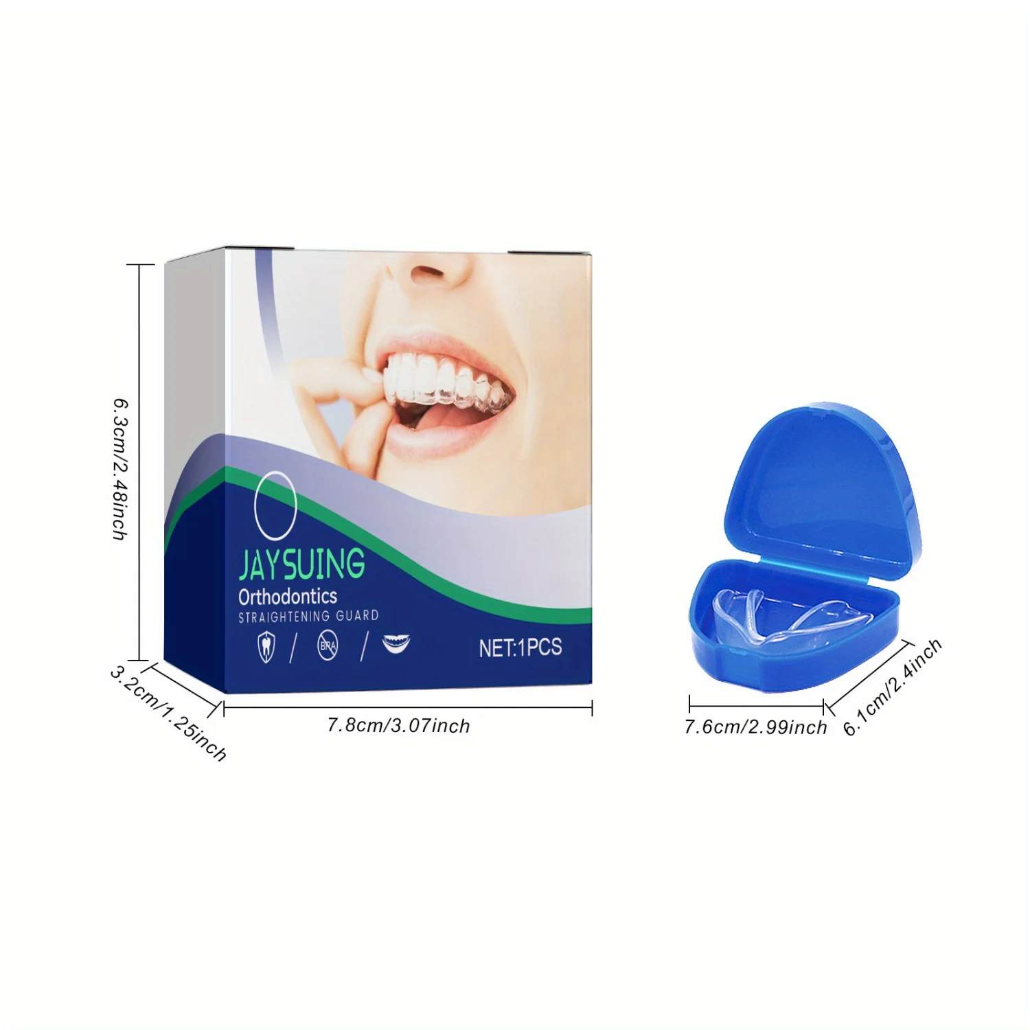 1pc Braces to prevent snoring to prevent snoring and grinding teeth Mouthguard for sleeping at night to protect teeth