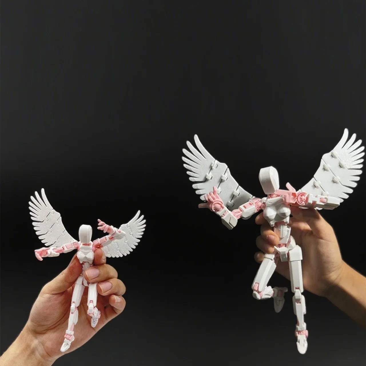 الملائكة الميكانيكية 13 شخصيات الحركة T13 الشكل ثلاثية الأبعاد مطبوعة متعددة المفاصل المنقولة محظوظ 13 عمل الشكل الدمية لتقوم بها بنفسك تجميع اللعب #2