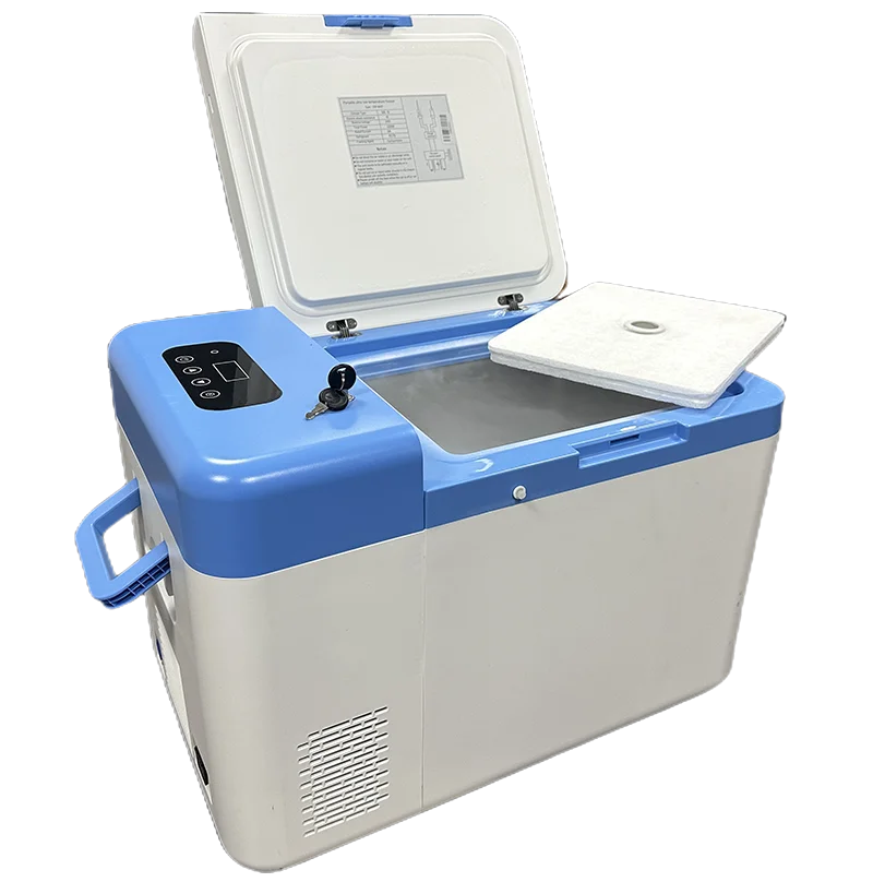 Refport 25L Portable Mini Medical Direct Cooling Stirling Cooling System Minus 86 Degree Ultra Low Temperature Freezer