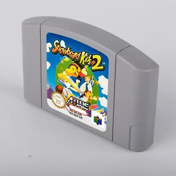 Snowboard Kids 1 2 遊戲卡,適用於 64 位元美國 NTSC 和歐洲 PAL 制式 N64 遊戲機,英文版 8 最佳銷售 N64 PAL - №4