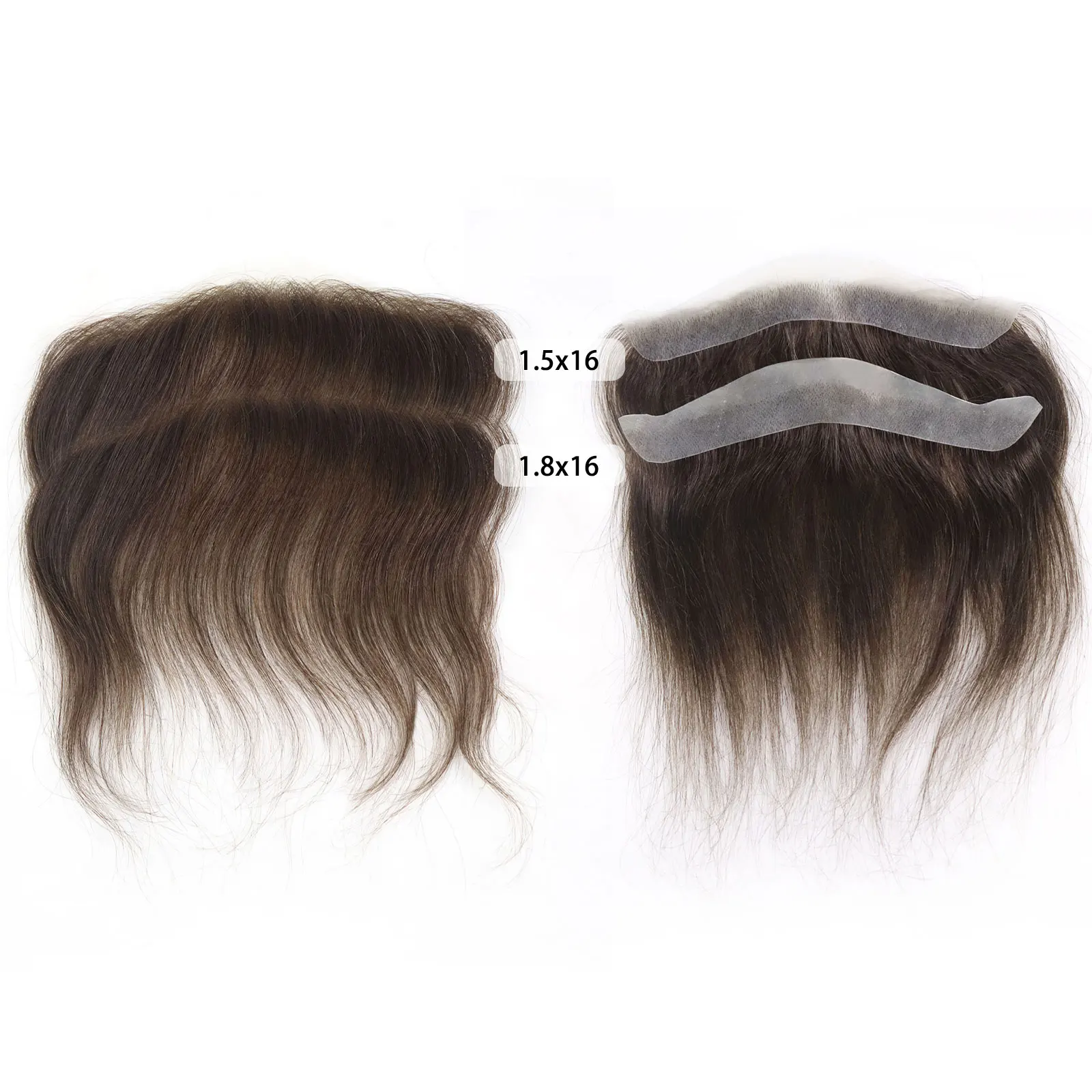 Grey Frontal Hairline Toupee for Men