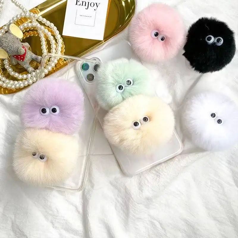 

Новая подставка для подушек безопасности с плюшевым шариком от Ins подходит для всех серий телефонов Apple и Samsung, а любимых каждый.