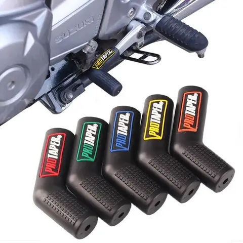 오토바이 Protaper 고무 시프트 레버 기어 커버 Pro 테이퍼 시프터 신발 보호대 Mt07 Mt10 Ninja 400 Z750 R6 먼지 핏 자전거