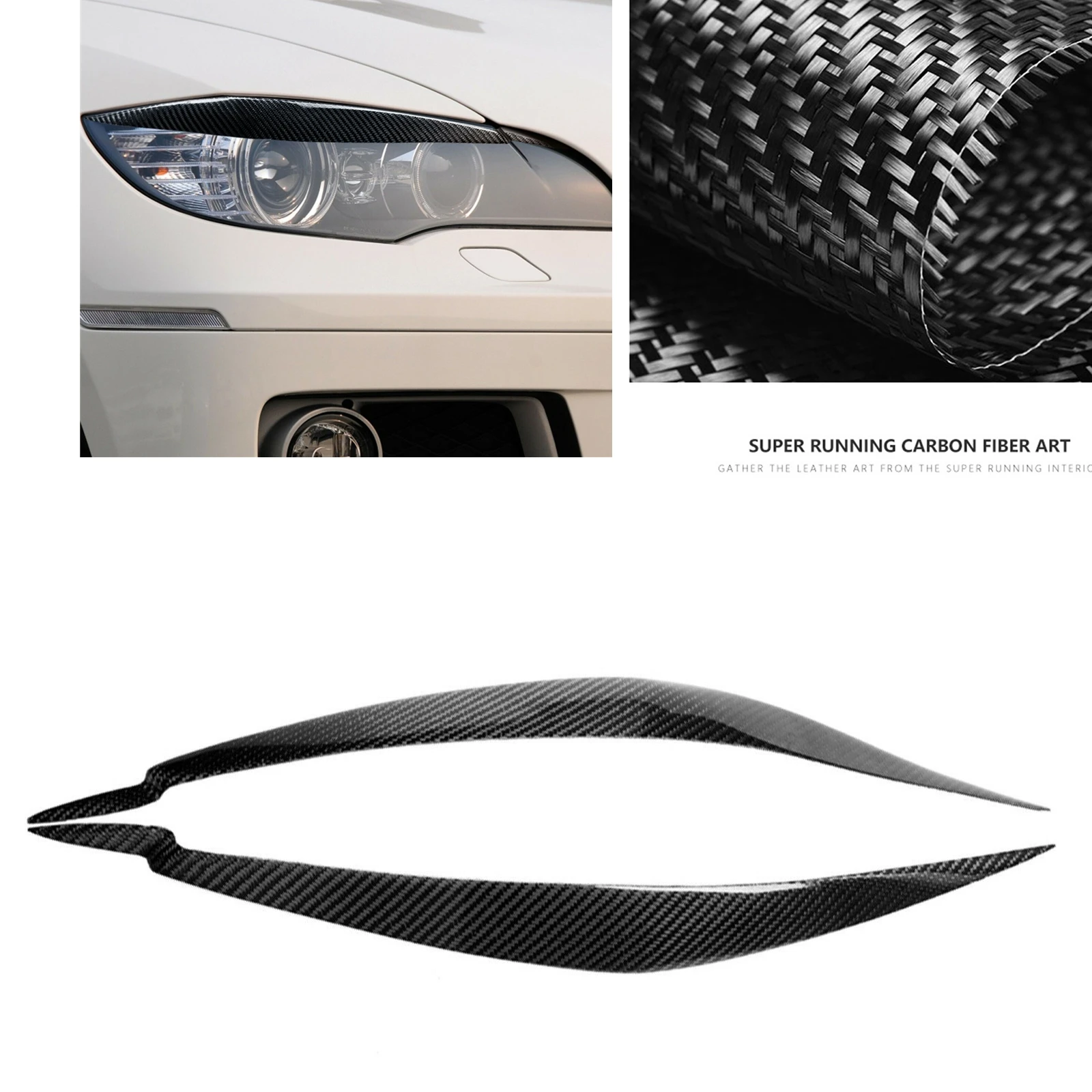 

Накладка на переднюю фару для BMW X6 X6M E71 2008- 2014