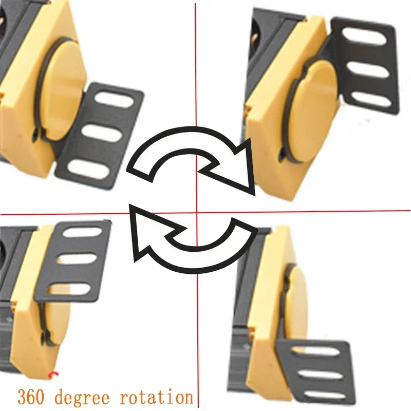 PDU power strip network cabinet rack power distribution unit 360 degree rotary hook 1-8AC US socket with USB wireless socket