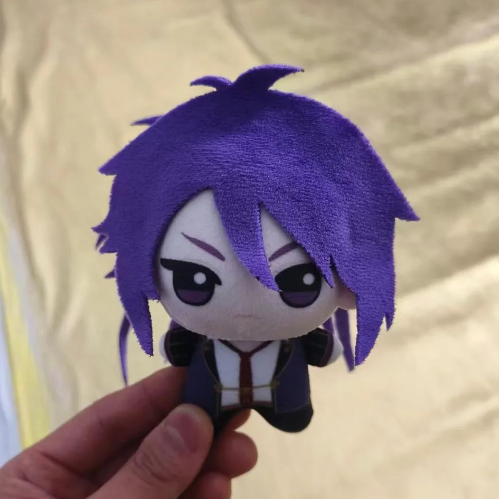 10cm Fudou Yukimitsu Pendant Plush Doll XMAS Print Anime Yukimitsu Fudou Stuffed Toys Plusie Dolls Present Collect Gift