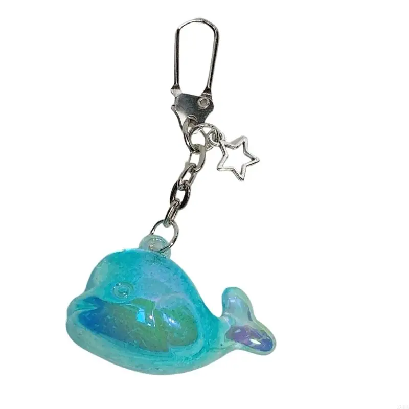 

Trendy Cartoon Whale Keychain Lightweight Resin Design Perfect Daily Use 20CA