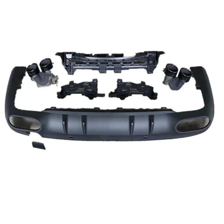 

Suitable for tail lip and tail throat Mercedes-Benz CLS320 CLS350 W257 round mouth four out AMG CLS53