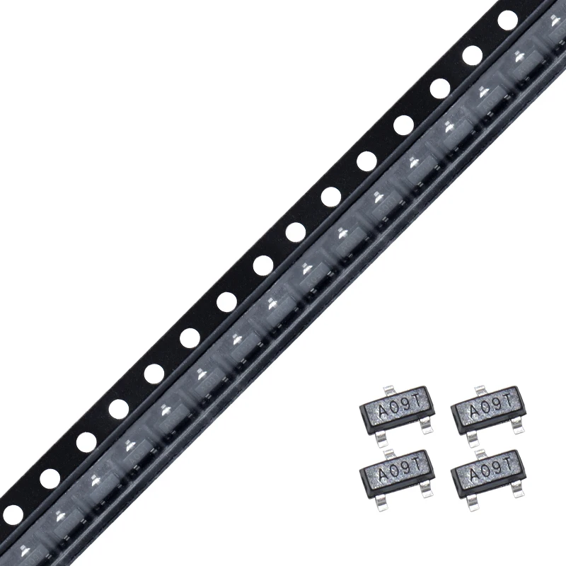 100 Stück SOT-23 SMD Feldeffekttransistor AO3400 AO3400A 3400 A09T N-Kanal MOS-FET Neues Original