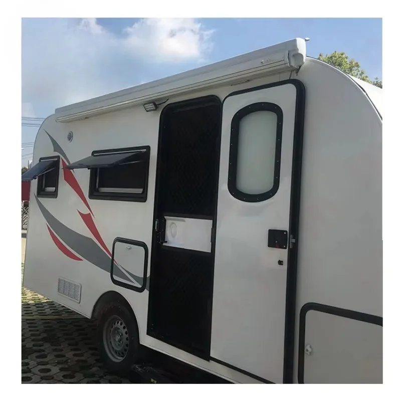 

590x1720mm High Grade Aluminum Motorhome Door Anti-Theft Design Secure Locking System