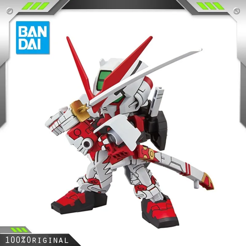 BANDAI Anime SD BB MBF-P02  Gundam Astray Red Frame  New Mobile Report Gundam Assembly Plastic Model Christmas Gifts