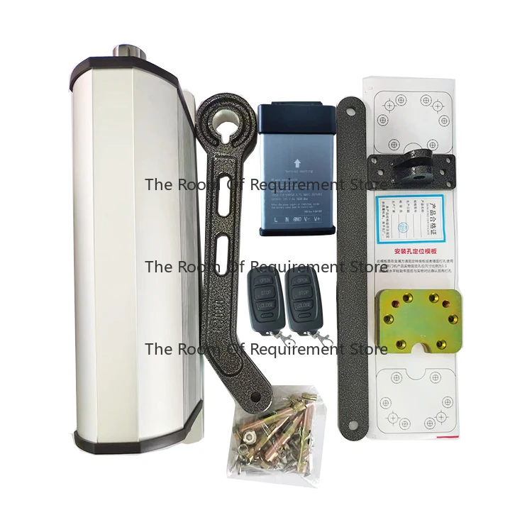 Remote Glasswooden Door Electric Swing Door Opener Work With Access Control,Face Recognition,Cell Phone,License Plate Recognitio