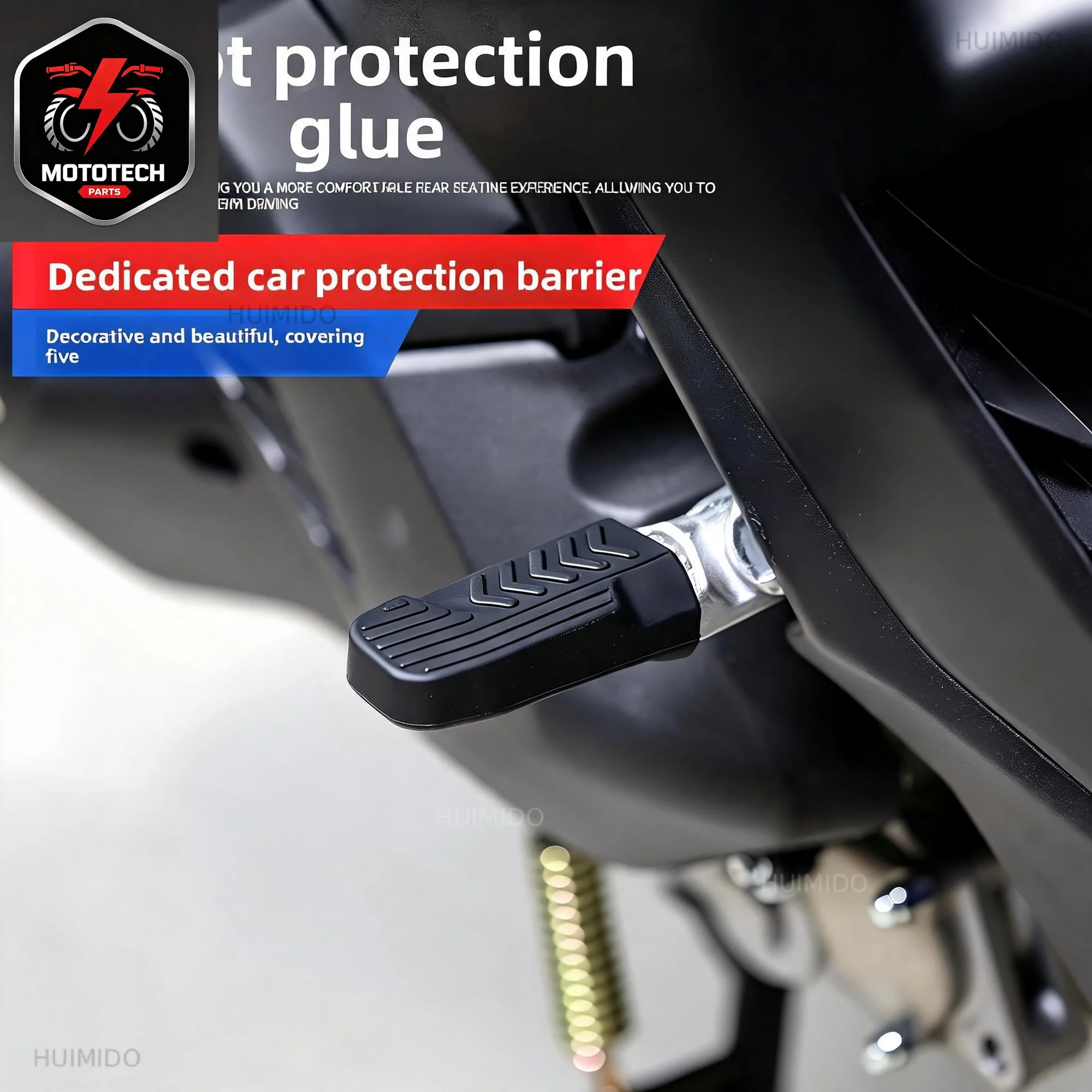 Applicable to Shengshi 150X rear foot protection glue anti-collision rubber sleeve