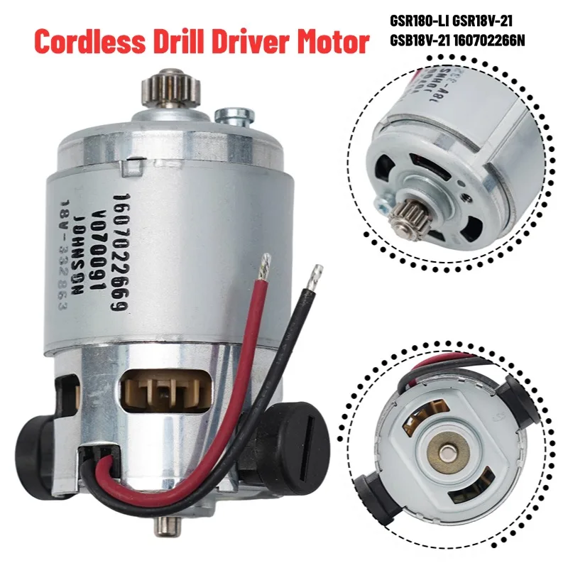 

For Bosch Professional DC Motor For 18V For GSR180-LI GSR18V-21 For Impact Drill High Speed Electric Motor For Remote Control