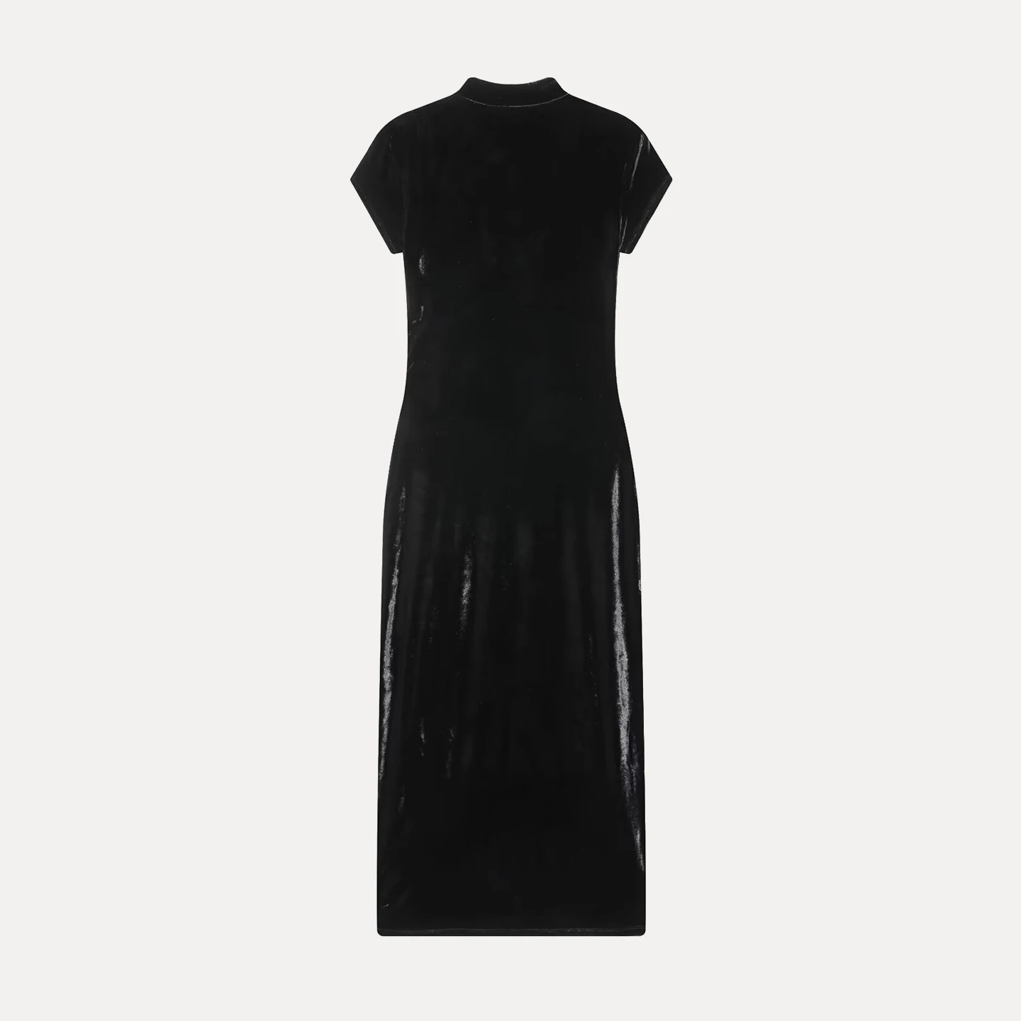 Ele Faionable Slim Fit Sle Dr Elemento Cultural Chino ort Sve Stand Collar Uso Diario Mujer Dr