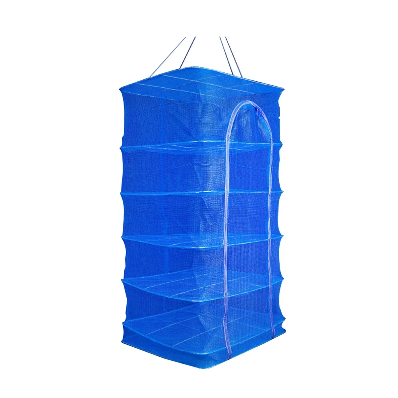 

5 Layers Fish Mesh Hanging Sun Dry Net Durable Folding Vegetable Herbs Fishes Dryer Net Drying Racks For Food Dehydrator