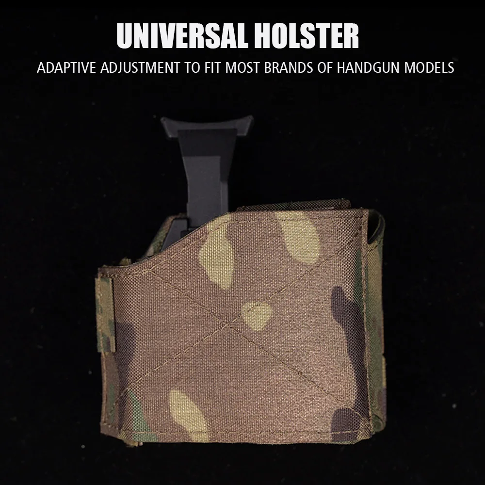 Universal Tactical Holsters MOLLE Outdoor Hunting Belt Airsoft Gear with Drop Leg Platform QLS Quick Release Adapter