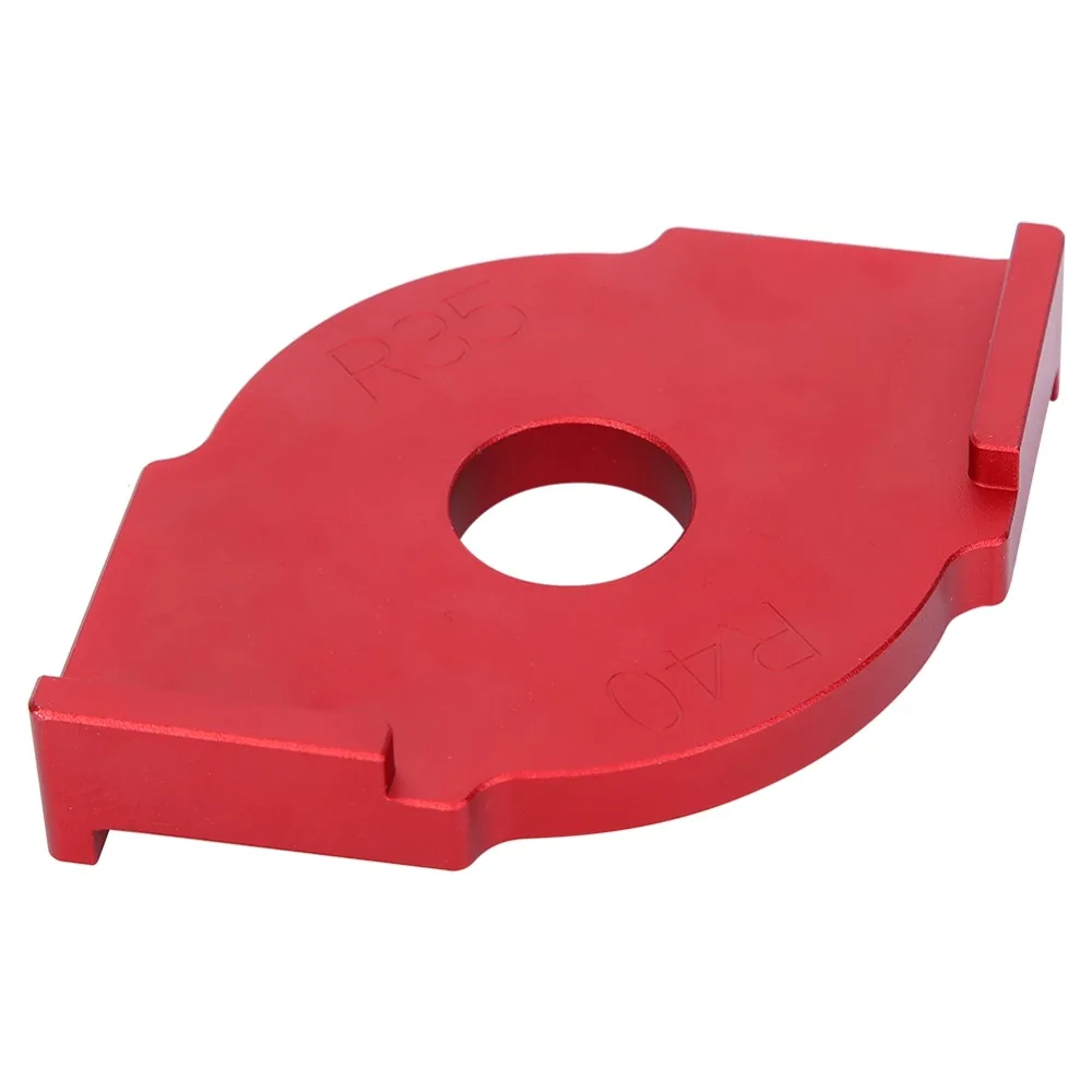 Aluminum Alloy Rounded Corner Template R35 R40 Radius Measuring Tool Handheld Edge Trimmer Handheld Design Trimming Template