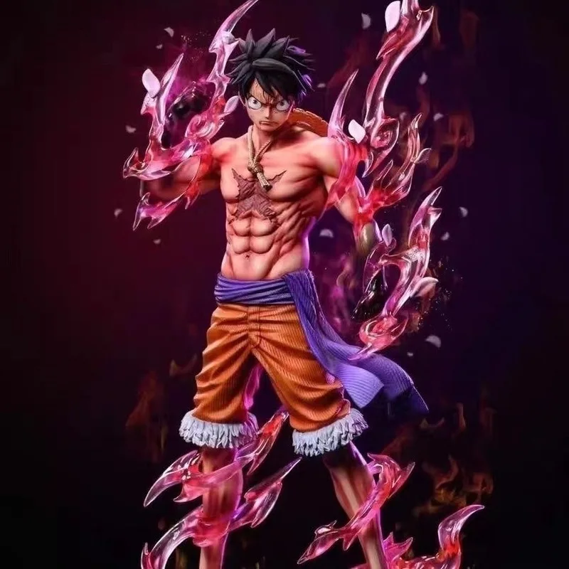 

2025 New In Stock 18cm One Piece Gk Second Class Sakura Luffy Statue Doll Set Handmade Model Holiday Gift For Children