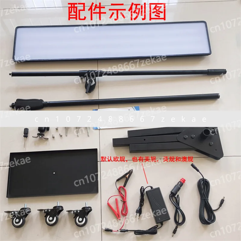 

Triangular Floor Pulley Bracket Six-color Adjustable Leveling Light, Car Depression Repair Parts Dent Detection