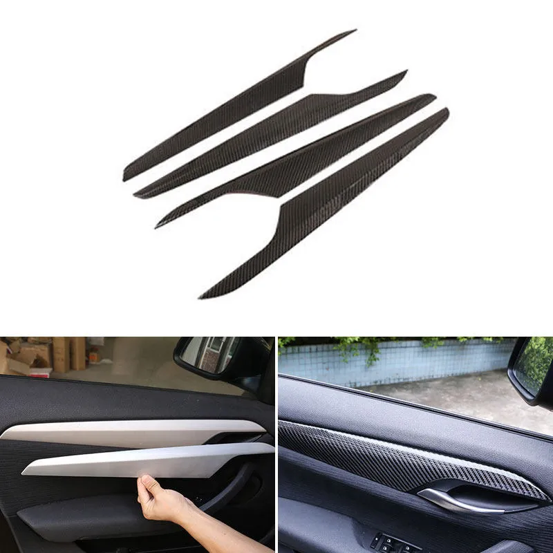 

Carbon Fiber Texture Car Styling Door Window Panel Cover Trim For BMW X1 E84 2011 2012 2013 2014 2015